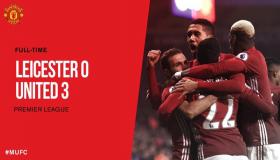 تقرير مباراة مانشيستر يونايتد وليستر سيتي ضمن الجولة 24 من الدوري الانجليزي