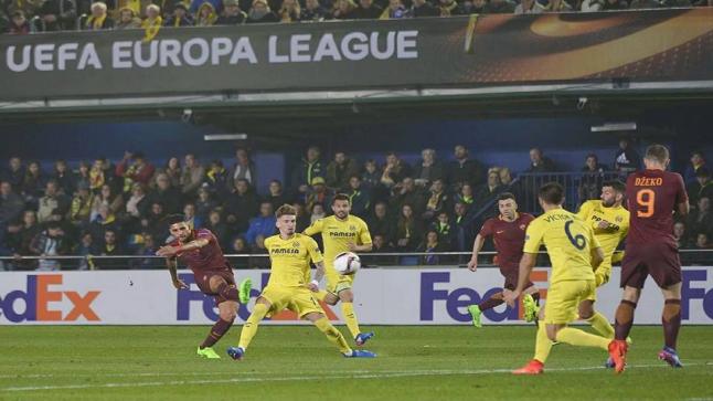 روما يقسوا على فياريال ضمن الدوري الاوربي لدور الـ 32 بنتيجة 4-0