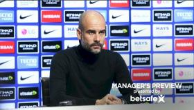 المؤتمر الصحفي لمدرب مانشستر سيتي بيب غوارديولا قبل مواجهة سندرلاند يوم الأحد