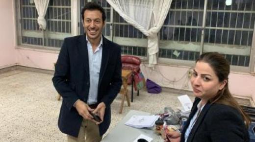 مصطفى شعبان يدلي بصوته على استفتاء التعديلات الدستورية