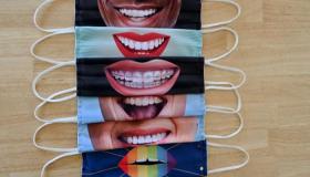 تصميم كمامات مبهجة مزينة بابتسامات لكسر ملل فيروس كورونا