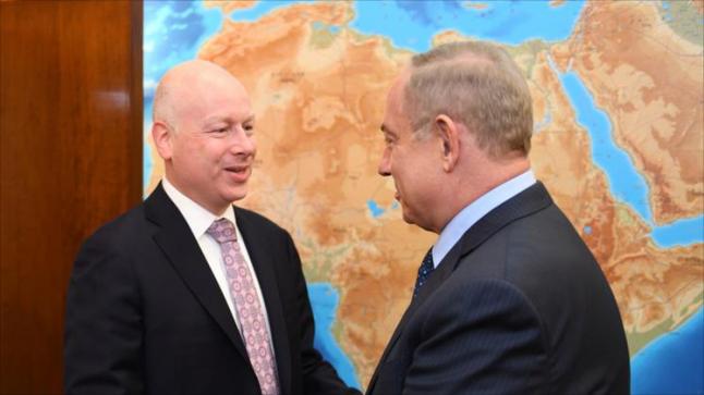 مباحثات إسرائيلية مع مبعوث ترامب لإحياء عملية السلام قبل لقائه بالرئيس الفلسطيني محمود عباس