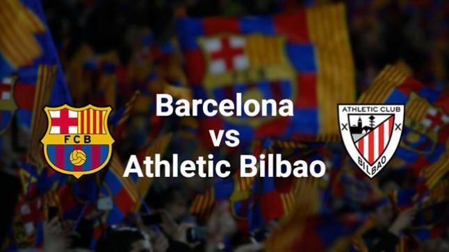 برشلونة يلتقي اتلتك بلباو ضمن بطولة الليغا الاسبانية بهدف اقتناص النقاط الثلاث