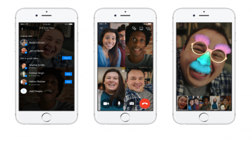 تحديث جديد لماسنجر الفسبوك يعمل على السماح بإجراء مكالمة فيديو مع ست اشخاص