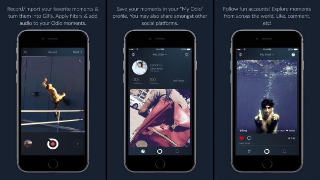 Odio تحميل تطبيق Odio الخاص بإنشاء صور GIF المتحرك بالإضافة إلى مميزات عديدة