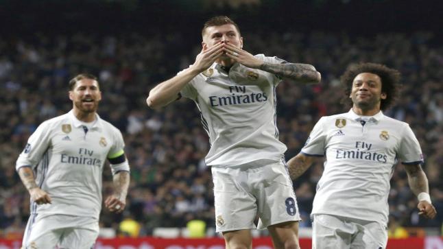 ريال مدريد يضع قدم في نصف نهائي دور ابطال اوروبا على حساب نابولي