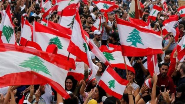 الحكومة اللبنانية برئاسة دياب تعلن إستقالتها وقوات الأمن تلقى قنابل الصوت على المتظاهرين