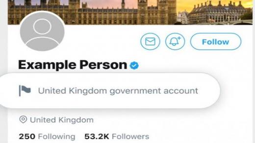 تويتر يضيف ميزة تسميات مميزة لحسابات المسؤولين ووسائل الإعلام الحكومية