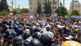 الشرطة الأردنية تسيطر على احتجاجات نقابة المعلمين