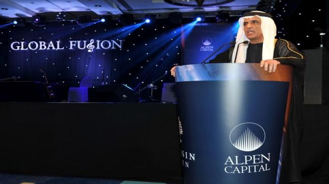 الشيخ سعود بن صقر القاسمي يحضر حفل غلوبال فيوجن