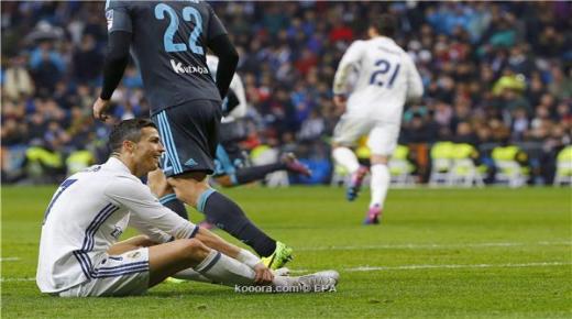 تدريبات ريال مدريد تشهد غياب الاعب البرتغالي كريستيانو رونالدو